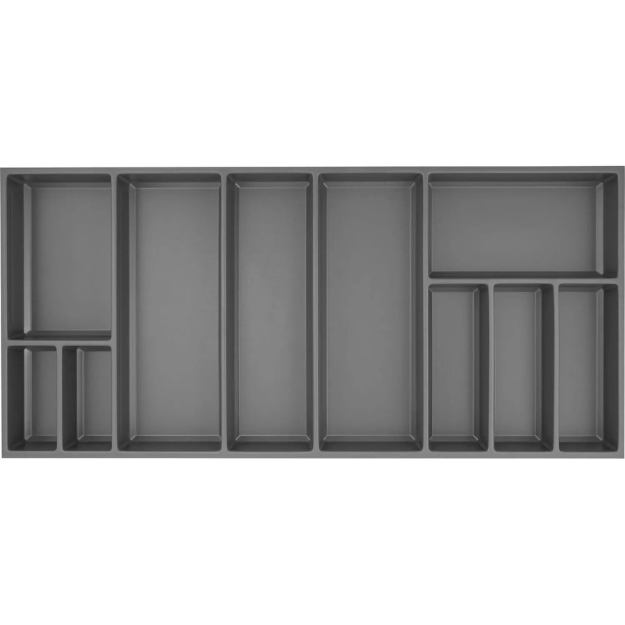 Agoform Besteckeinsatz Sky Schubladeneinsatz aus Kunststoff in Schiefergrau, B/T/H: 102,0 x 5,3 x 47,3 cm - Bild 2