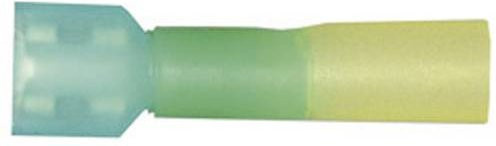 Vogt Verbindungstechnik 3966sh Flachsteckhülse vollisoliert Blau mit Steckbreite 6,3 mm und Steckdicke 0,8 mm - Bild 1