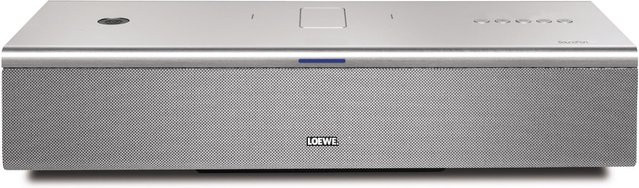 Loewe SoundPort Compact Aktiver Multimedia-Lautsprecher in Silber mit Bluetooth, NFC und USB-A - Bild 1
