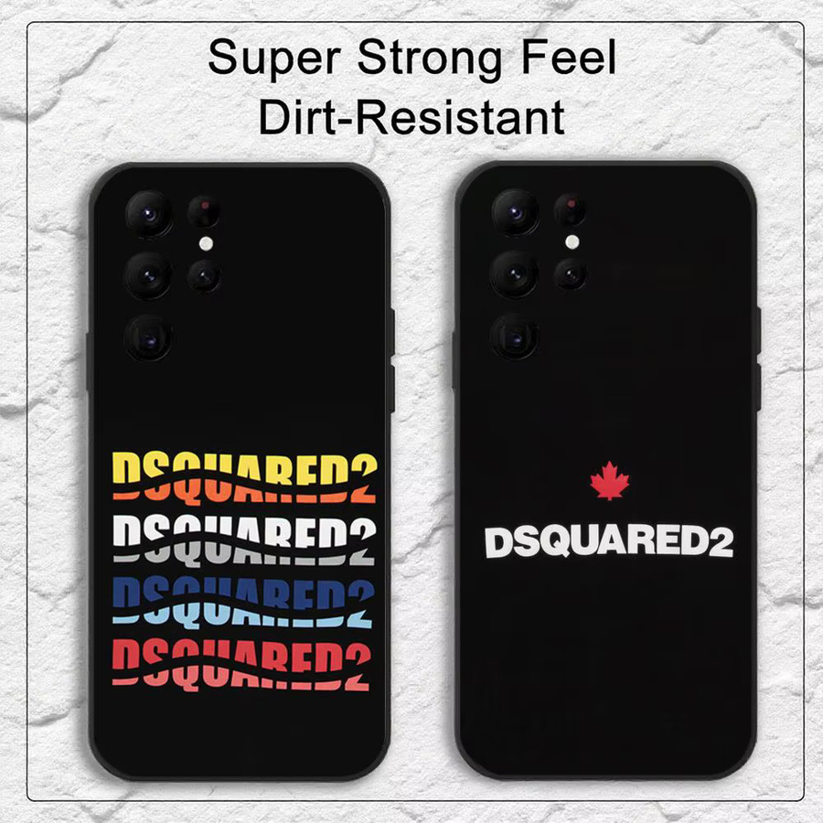 Dsquared 2 Handyhülle für Samsung Galaxy S20 S21 S22 S23 S24 FE Plus Ultra in Schwarz aus weichem TPU - Bild 1