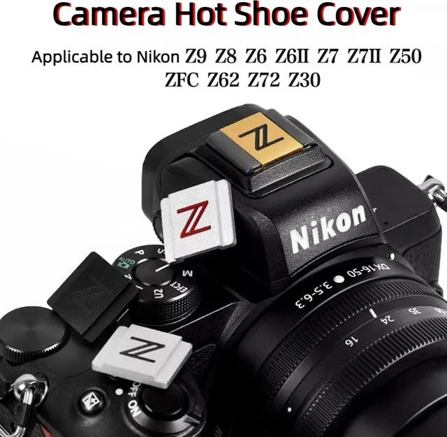 Metall Kamera Blitzschuh Abdeckung für Nikon SLR und Spiegellose Kameras als Blitzschuh Schutzhülle - Bild 1
