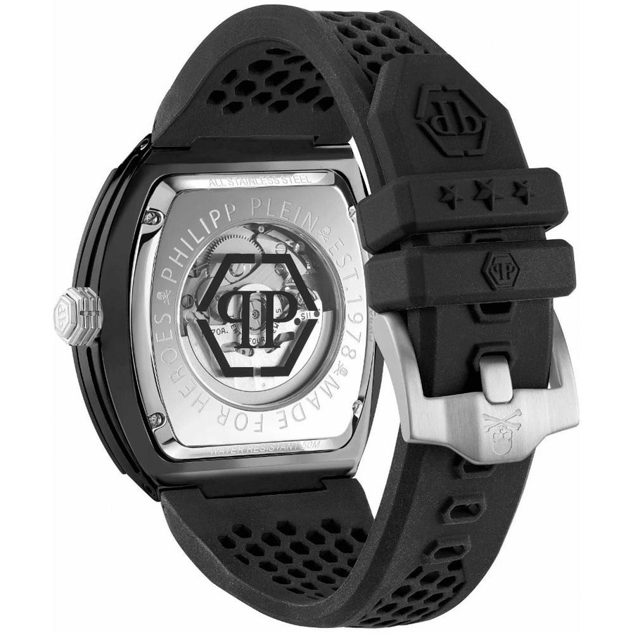 Philipp Plein Herrenuhr Automatik, Keramik, Schwarz, 44 mm - Bild 3