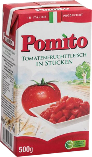 Pomito Tomatenfruchtfleisch in Stücken 500 g - Bild 1