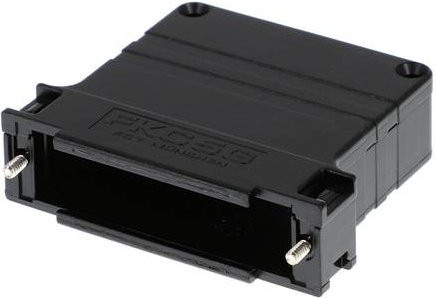 Molex D-SUB Gehäuse aus Kunststoff in Schwarz mit 180° Anschluss, Artikelnummer 1731110028 - Bild 1