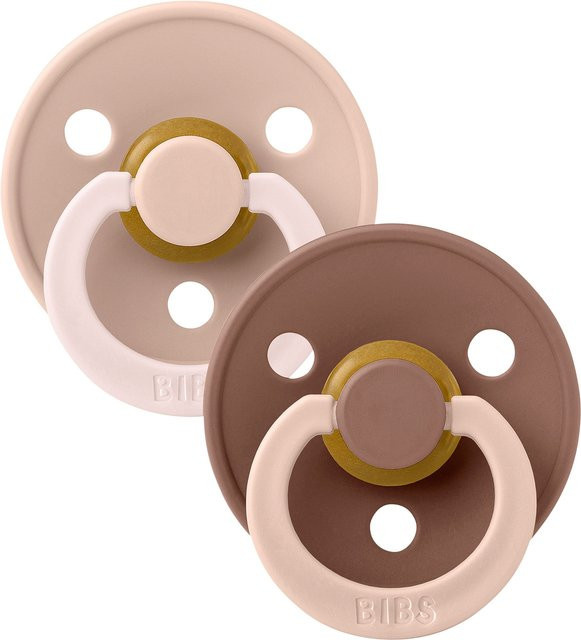 BIBS 2er Pack Schnuller Studio Collection aus Latex für 0-6 Monate, Multicolour, BPA-frei - Bild 1