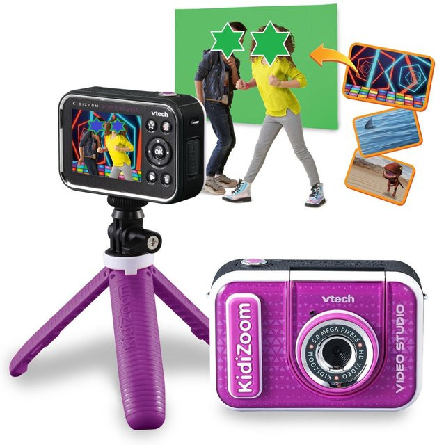 VTech KidiZoom Video Studio HD Kompaktkamera lila - Bild 2