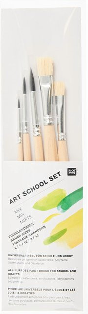 Rico Design Pinsel Art School Set Mix 5teilig Multicolor - Bild 1