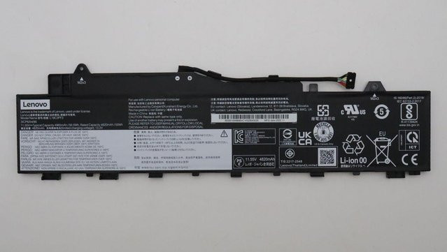 Lenovo Li-Ion Akku L19C3PF3 in Schwarz mit 56,5 Wh - Bild 1