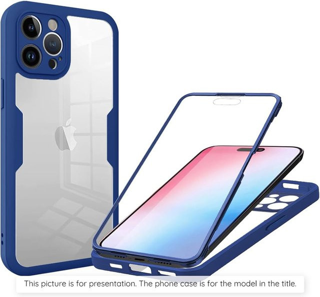 Techsuit ColorVerse 360 Schutzhülle für Honor 400 Pro in Blau und Transparent - Bild 1