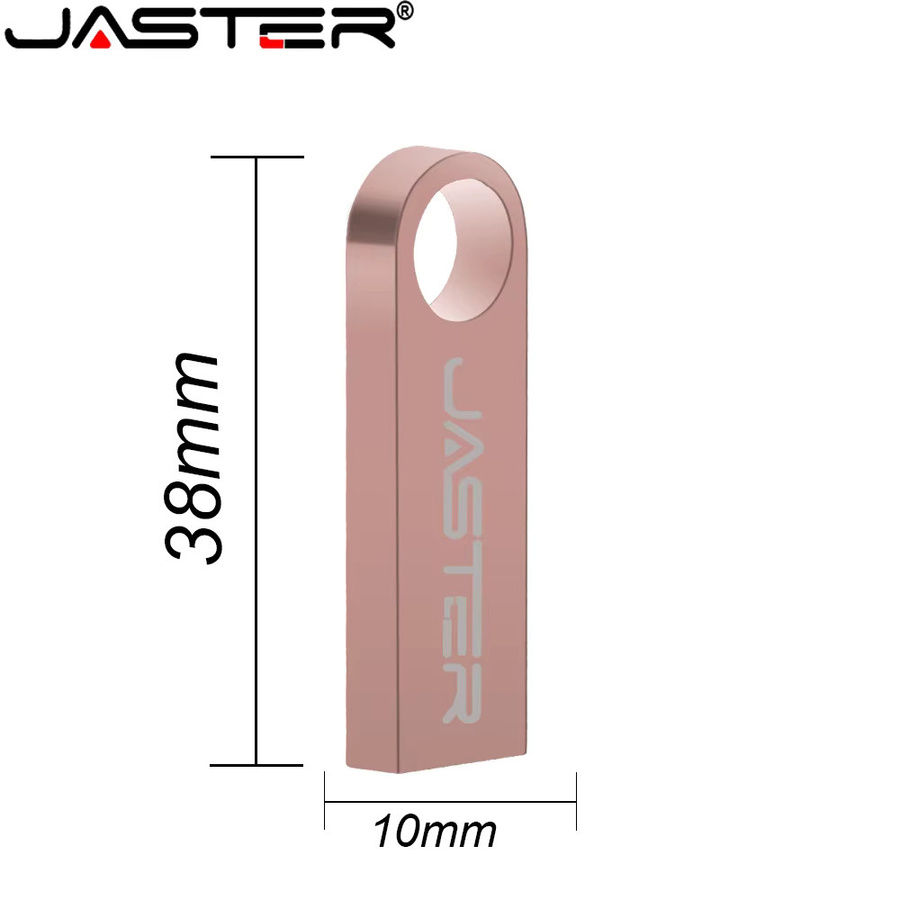 JASTER Hochgeschwindigkeits USB 2.0 Flash Drive mit 128 GB Speicher in Gold, Silber oder Schwarz - Bild 4