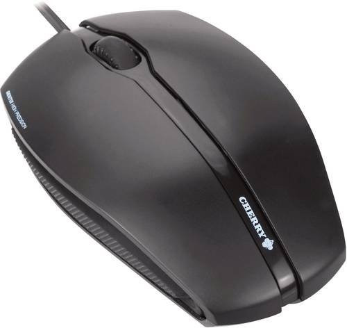 Cherry Gentix Optische USB Maus in Schwarz mit 1000 dpi und 3 Tasten - Bild 1