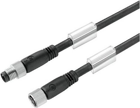 Weidmüller Sensor-Aktor-Anschlussleitung M8 Stecker, 3-polig, schwarz, Länge: 15,00 m - Bild 1