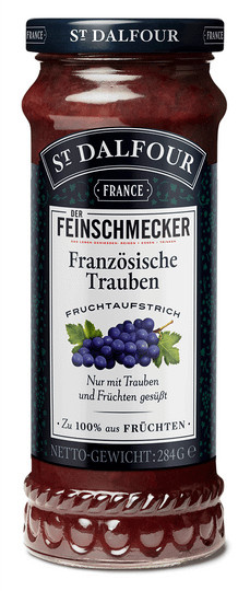 St. Dalfour Konfitüre Französische Trauben 284 g - Bild 1