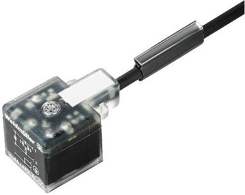 Weidmüller Sensor-Aktor-Steckverbinder konfektioniert, 3-polig, schwarz - Bild 1