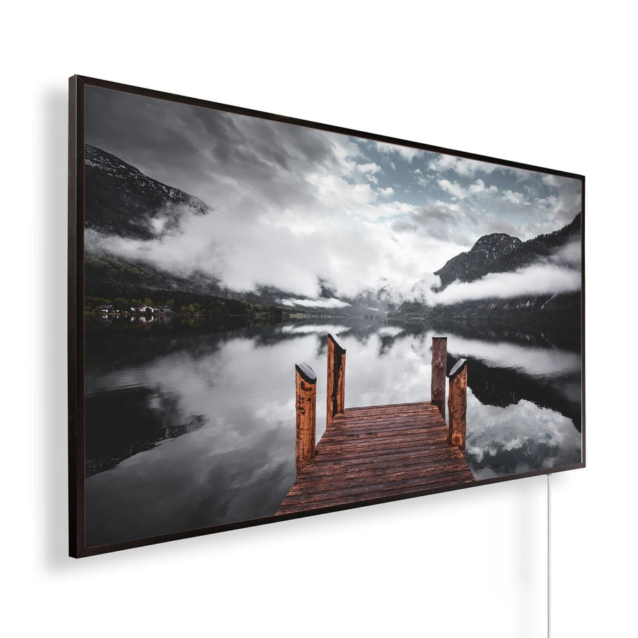 Könighaus Infrarotheizung Panorama Steeg am Bergsee, Schwarz, 300 W - Bild 2