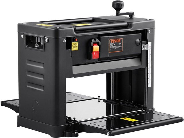Buying Solutions MB Dickenhobelmaschine und Tischhobelmaschine mit 2000W Motor, Schwarz, Arbeitsbreite: 33 cm, Einzugstisch: 52,5 cm - Bild 1