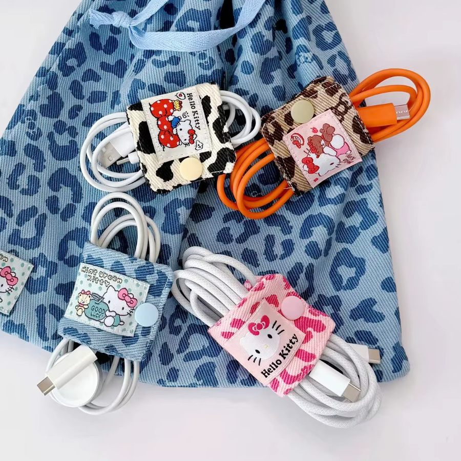 Sanrio Hello Kitty Datenkabel-Aufbewahrungsclip Ladekabelhalter und Aufwickler - Bild 3