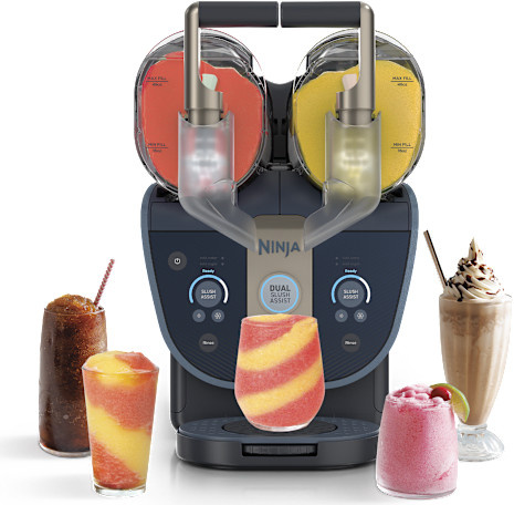 Ninja SLUSHi Twist Slush-Eismaschine für gefrorene Getränke, Blau, FS701EUBL von SharkNinja - Bild 1