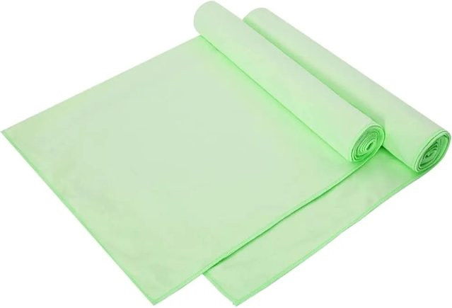 vidaXL Sporthandtücher 2er-Set Grün B: 140 cm, H: 70 cm aus Polyester und Polyamid - Bild 1