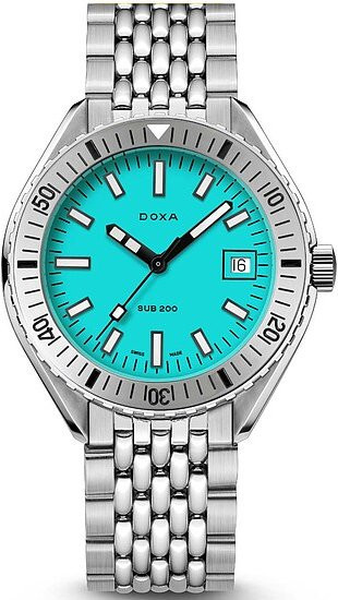 Doxa SUB200 Aquamarine Armbanduhr, Automatik, Edelstahl, 42 mm, Herren - Bild 1