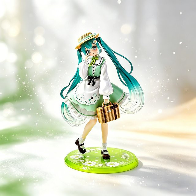 Bandai Hatsune Miku Actionfigur, Mädchen-Modellfigur, 20cm - Bild 1