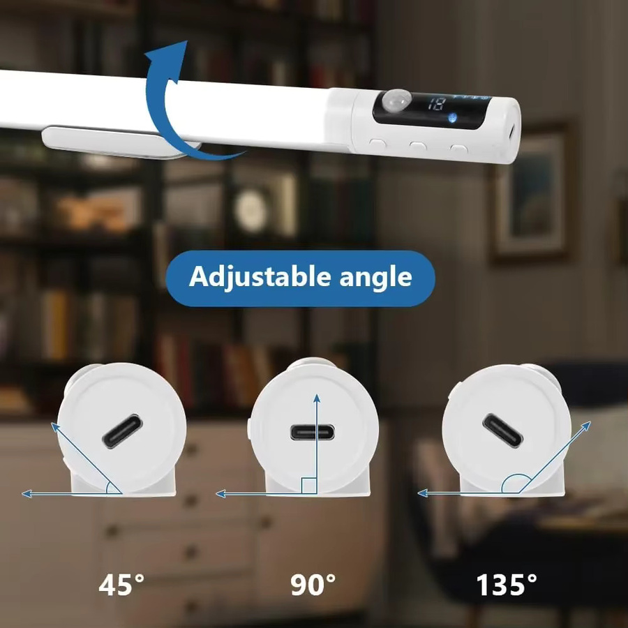 SKYSHADOW Kabelloses LED-Nachtlicht mit Bewegungsmelder und RGB-Multicolor-Funktion, Akku-Schranklampe für Küche und Schlafzimmer, Weiß - Bild 2