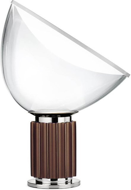 Flos Taccia LED Tischleuchte in Transparent und Bronze, dimmbar und verstellbar - Bild 1