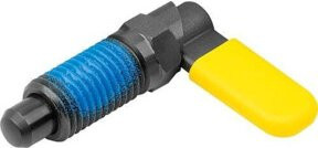 KIPP Sperrriegel M16x1,5 Ø10mm Form CP Kappe aus Stahl in Blau - Bild 1