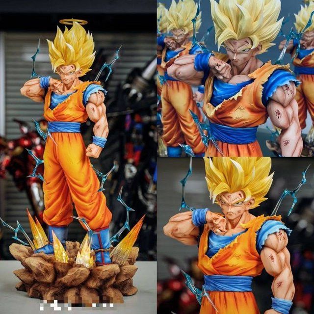 Bandai Dragon Ball Son Goku Anime Figur aus PVC, Höhe: 34 cm - Bild 1