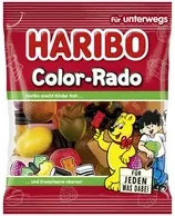 HARIBO Fruchtgummi Color-Rado 100 g - Bild 1