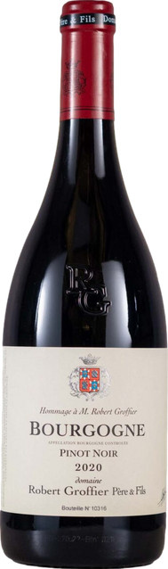 Domaine Robert Groffier Rotwein Pinot Noir Bourgogne 2020, 0,75 l - Bild 1