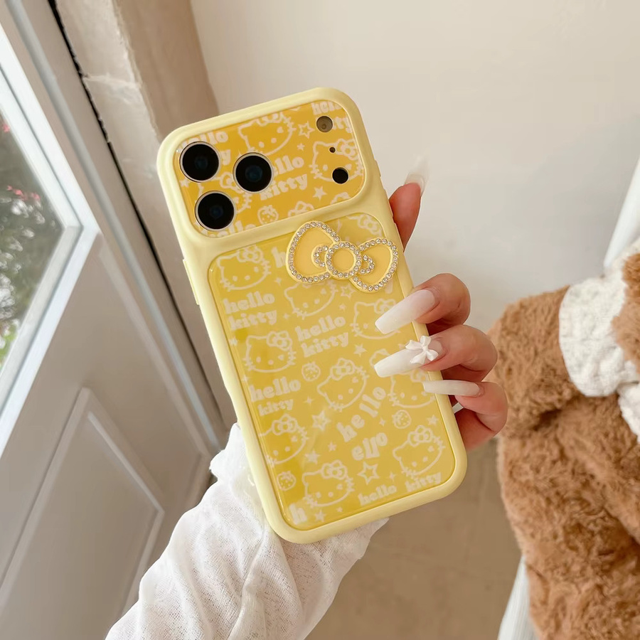 Sanrio Hello Kitty Handyhülle mit Schleife für Apple iPhone 17 16 15 14 13 Pro Max, stoßfeste Schutzhülle in Multicolour - Bild 2