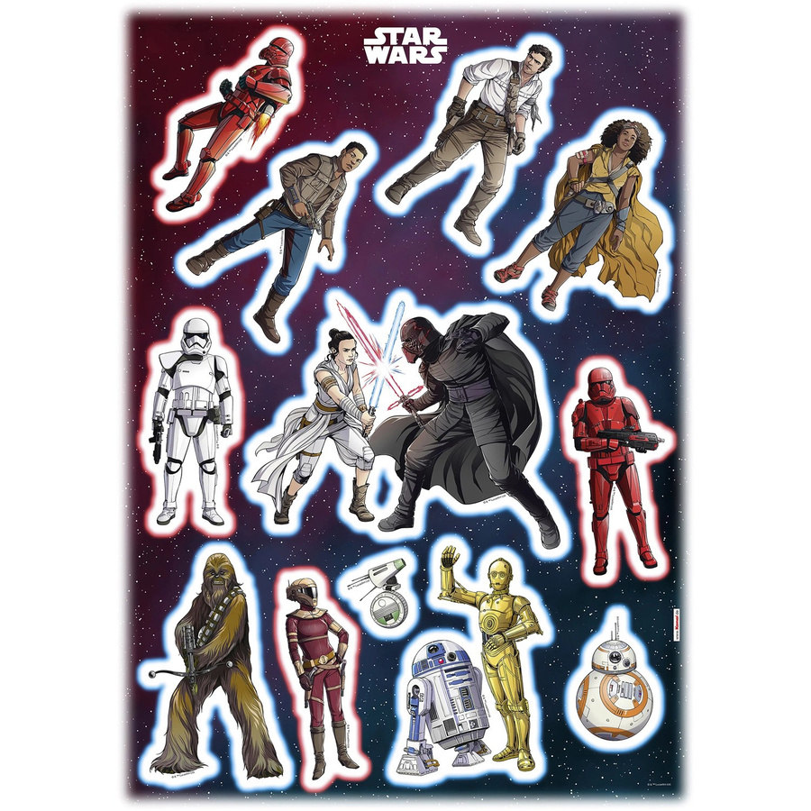 Komar Deko-Sticker Star Wars Heroes Villains, bunt, B/H: 50 x 70 cm - Bild 2