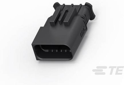 TE Connectivity Leiterplattensteckverbinder 10 Polzahl Schwarz Rastermaß 4.5mm 1801606-1 - Bild 1