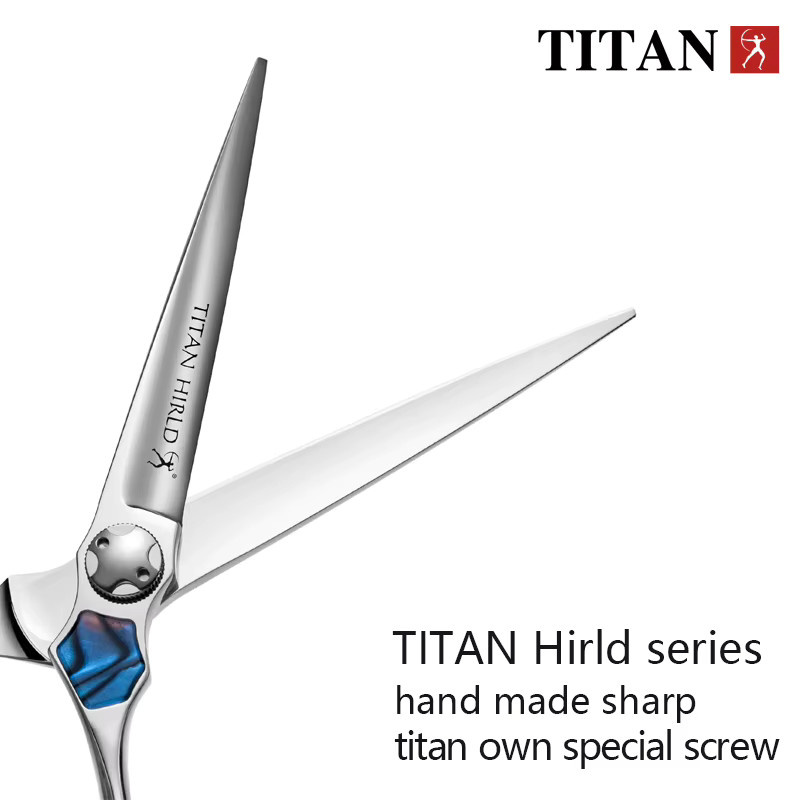 TITAN Haarschneideschere, 5,5/6,0 Zoll, Stahl, Unisex - Bild 2