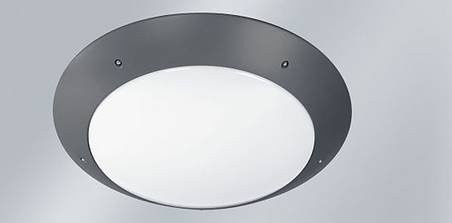 Norka LED-Deckenleuchte Anthrazit für den Garten mit IP65 Schutzklasse und modernem Design - Bild 1