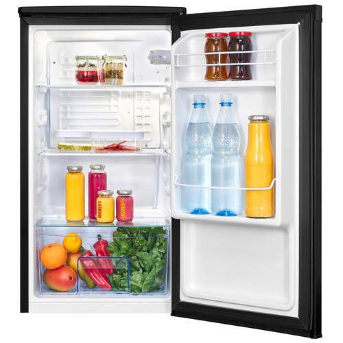 Exquisit Vollraumkühlschrank KS85-V-091E in Schwarz, B/H/T: 45,0 x 84,3 x 45,4 cm, 75 l - Bild 4