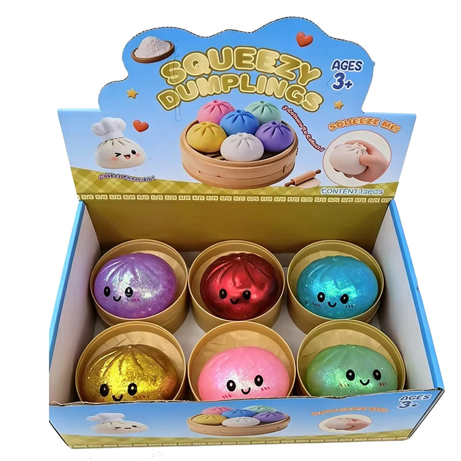 Blinkende Knödel-Stressbälle, Fidget-Sensorikspielzeug, 12-teiliges Set - Bild 3