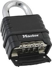 Master Lock Excell Kombinations-Vorhängeschloss Schwarz mit einstellbarer Zahlenkombination Breite: 5,7 cm - Bild 2