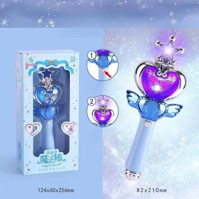 Fashnics Cutie Moon Stab Zauberstab, Leuchtend, Musikalische Soundeffekte, ab 3 Jahren - Bild 1