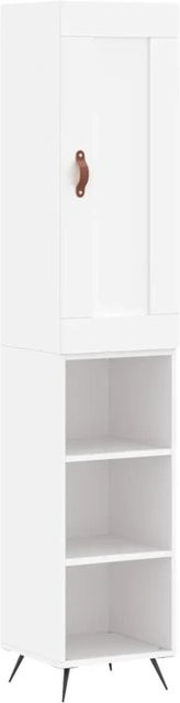 vidaXL Highboard Weiß B: 34,5 cm, T: 34 cm, H: 180 cm - Bild 1