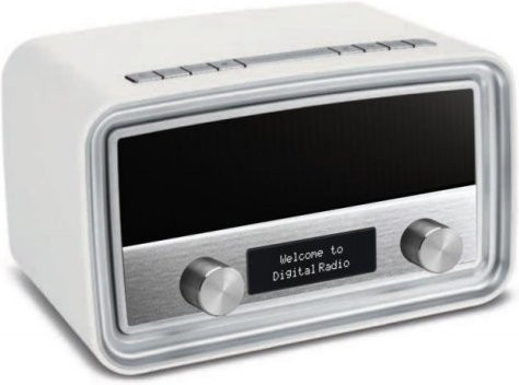Soundmaster UR190WE Tischradio mit DAB+ und UKW in Weiß mit USB-Ladebuchse und 3,5 mm Klinkenanschluss - Bild 2