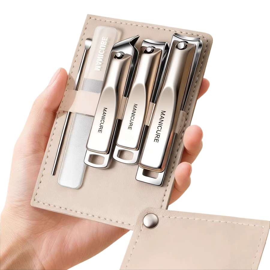 Ouriner Maniküre 5-teiliges Nagelknipser-Set, Unisex, glänzend - Bild 3