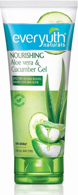Everyuth Naturals Aloe Vera Gurken Gel, 150g, Feuchtigkeitspflege - Bild 1