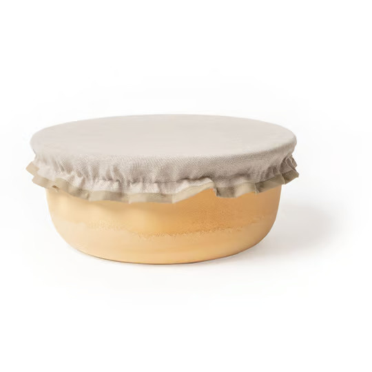 Denk Brottopf aus unglasierter Keramik in Beige, B/T/H: 40,0 x 27,0 cm - Bild 2