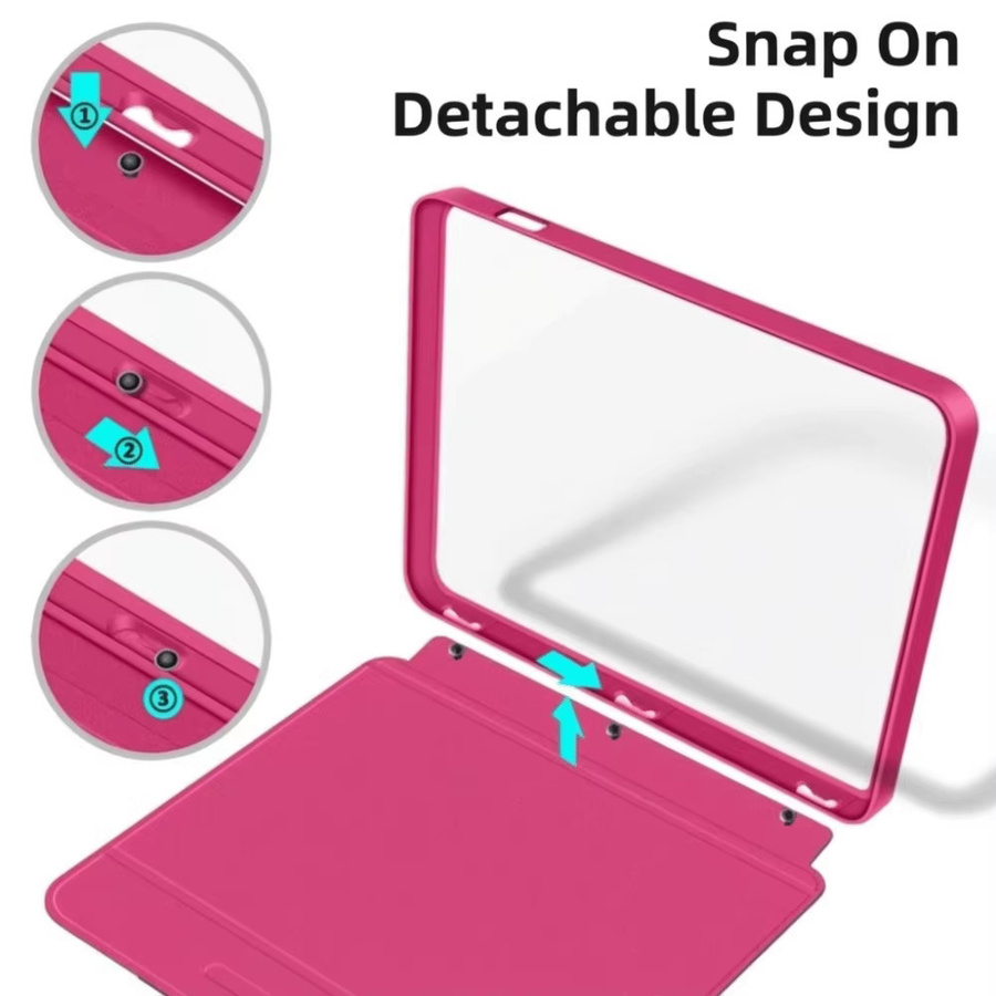 Auto Wake/Sleep Acryl-Schutzhülle mit magnetischer Abdeckung für Kobo Libra Color/2 7 Zoll in Schwarz - Bild 1