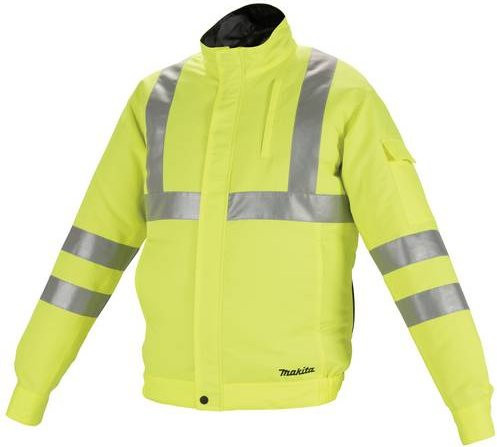 Makita Akku-Klimajacke in Neongelb, Größe XL - Bild 1