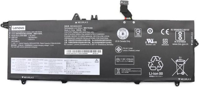 Lenovo Interner Akku 3-Zellen Li-Ion 57Wh Schwarz (5B10W13910) - Bild 1