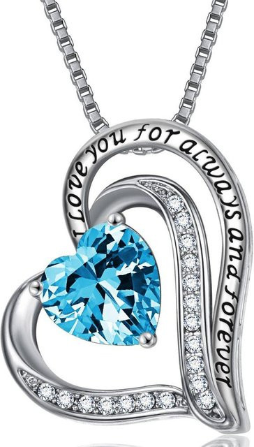 Lucky Star Jewelry Anhänger Halskette, Silber, Zirkonia, Damen, Weiß - Bild 1