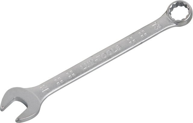 LUX-TOOLS Gabelringschlüssel 13 mm aus Chrom-Vanadium in Silber - Bild 1